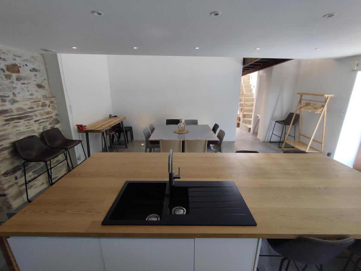 Conviviale - Longere Lumineuse - Charme & Nature Bains-sur-Oust Exterior photo